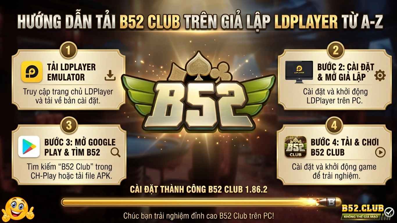 Hướng dẫn tải B52 Club trên giả lập LDPlayer từ A-Z